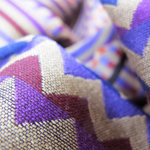 Écharpe maxi Laine Soie Multico Camel CINÉTIQUE | EMPREINTES Paris - EMPREINTES Paris