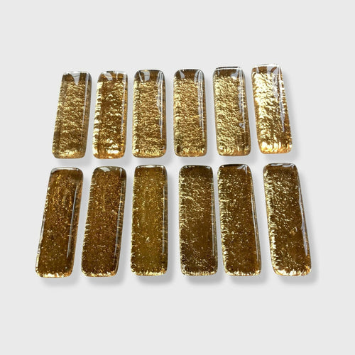 Coffret de 12 porte-couteaux barrettes dorés | EMPREINTES Paris - EMPREINTES Paris