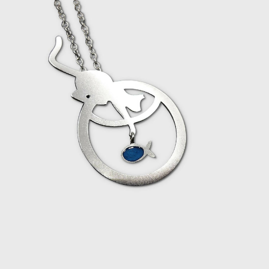 Collier chat petit modèle bleu | EMPREINTES Paris