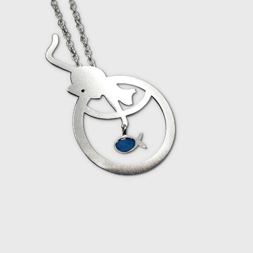 Collier chat petit modèle bleu | EMPREINTES Paris - EMPREINTES Paris
