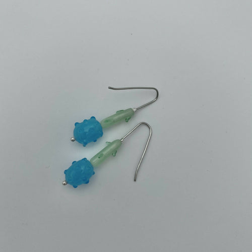 Boucles d'oreilles fruits bleus et tiges | EMPREINTES Paris - EMPREINTES Paris