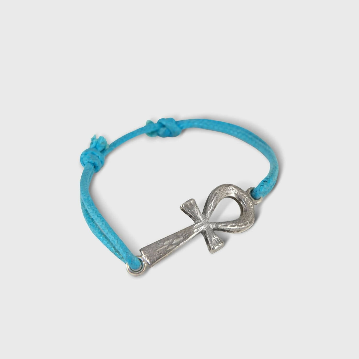 Bracelet Cordon Croix de vie de Cléopâtre récente argent | EMPREINTES Paris