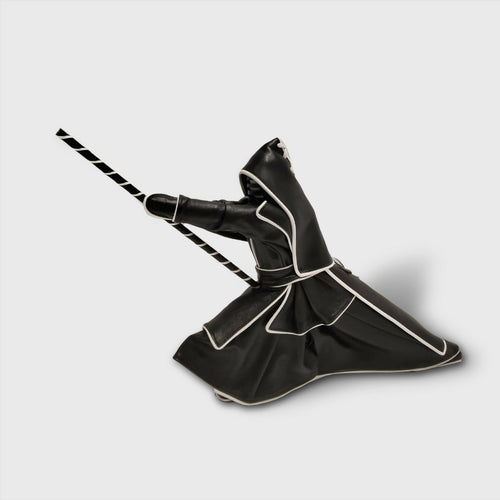 Sculpture cuir Kendo noir | EMPREINTES Paris - EMPREINTES Paris