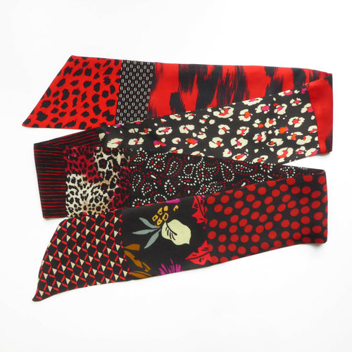Maxi bandeau- rouge noir | EMPREINTES Paris - EMPREINTES Paris