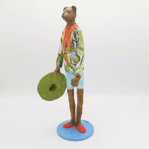 Sculpture en papier Finn le puma | EMPREINTES Paris - EMPREINTES Paris