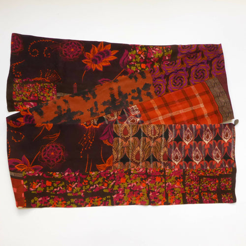 Foulard mix imprimés brique | EMPREINTES Paris - EMPREINTES Paris