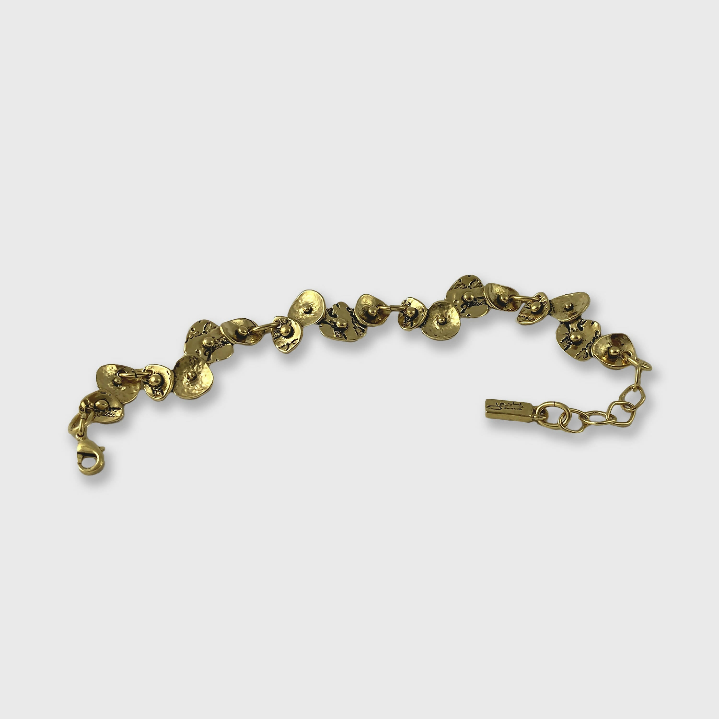 Bracelet en étain doré (2) | EMPREINTES Paris | EMPREINTES Paris