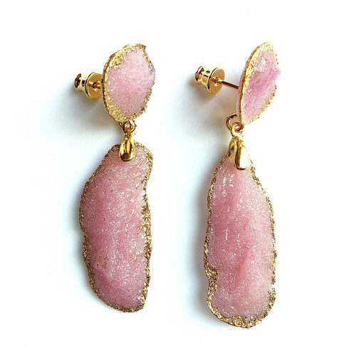 Boucles d'oreilles Sable corail | EMPREINTES Paris - EMPREINTES Paris