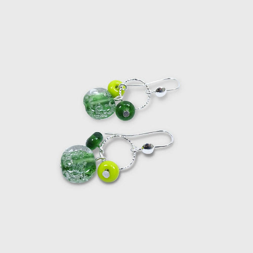 Boucles d'oreilles Emilie vertes | EMPREINTES Paris - EMPREINTES Paris