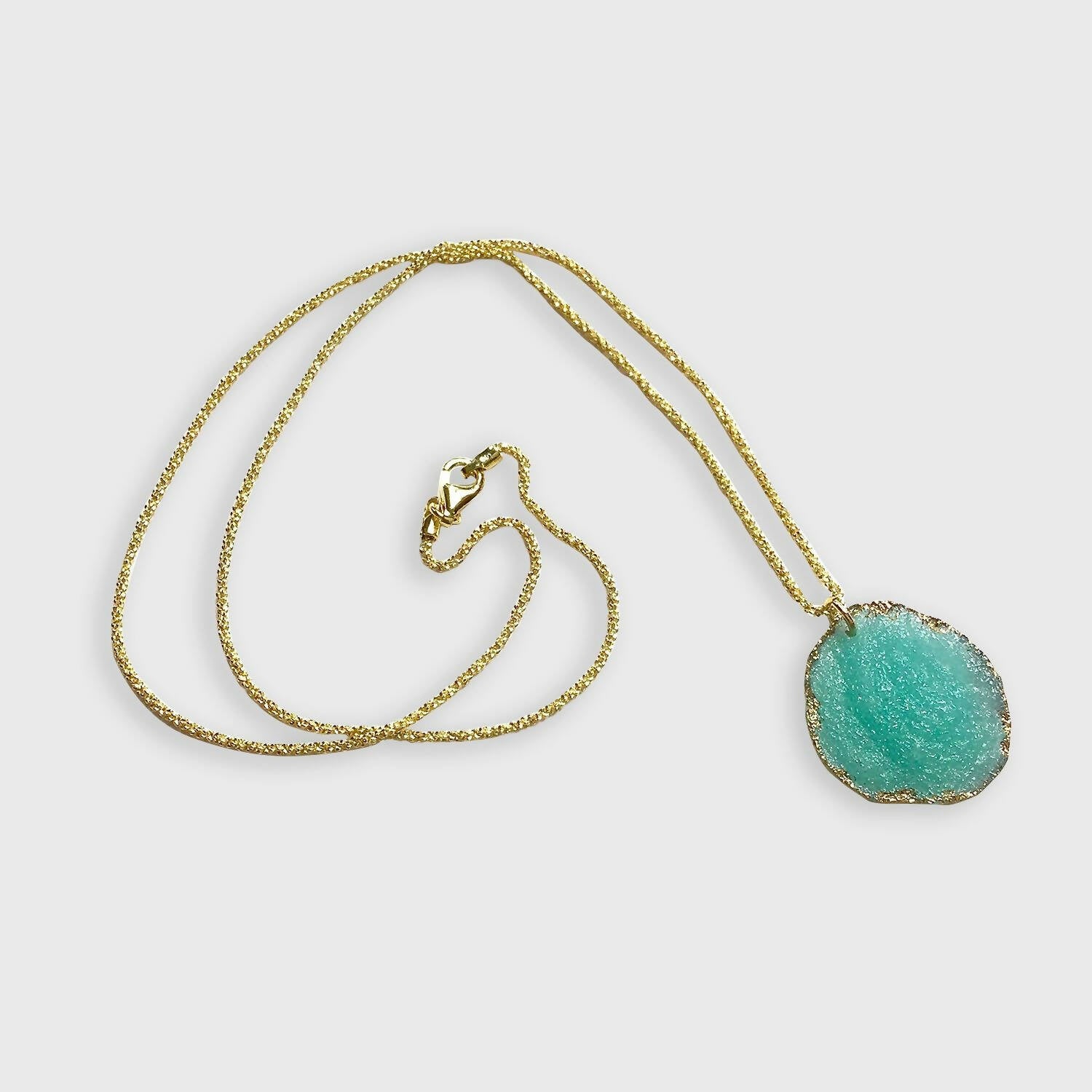 Pendentif SABLE lagon | EMPREINTES Paris