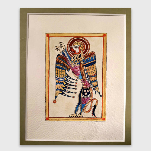 enluminure_lion_aile_les_parchemins_dores_enluminure copie | EMPREINTES Paris - EMPREINTES Paris