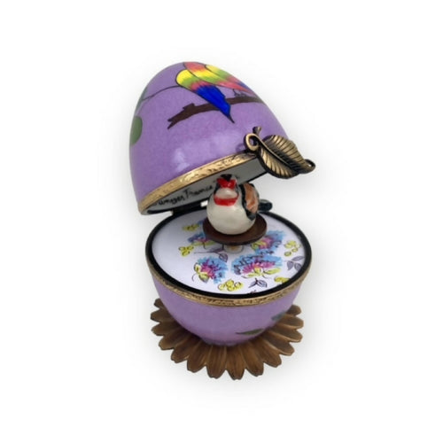 boite_a_musique_violette_decor_oiseau_chardonneret_bleu_et_orange_cadeau_dun_souvenir_precieux | EMPREINTES Paris - EMPREINTES Paris