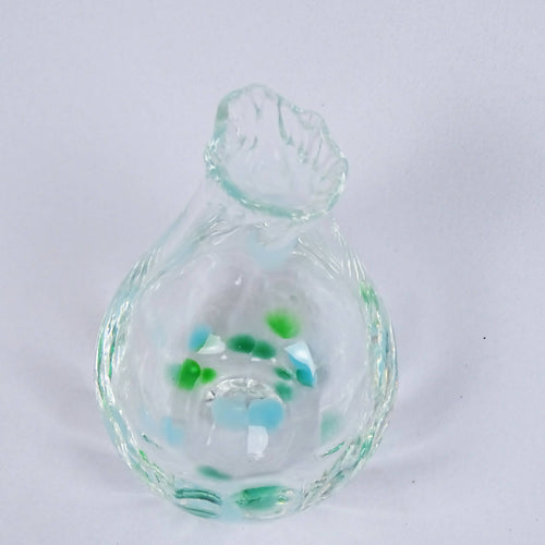 Vase figue vert et bleu | EMPREINTES Paris - EMPREINTES Paris