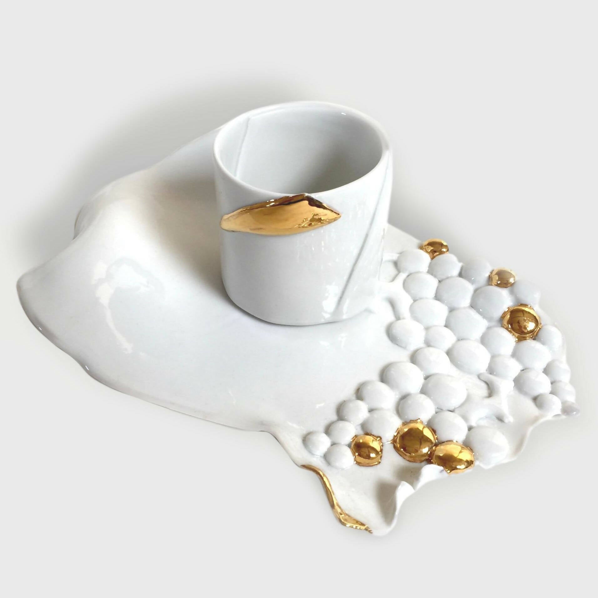 Tasse droite & Soucoupe Raisin | EMPREINTES Paris