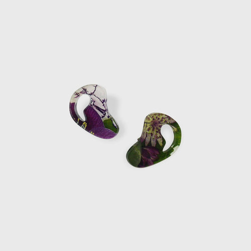 Boucles d'oreilles Floral OP | EMPREINTES Paris - EMPREINTES Paris