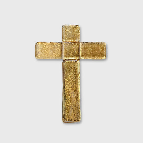 Croix murale dorée à la feuille d'or | EMPREINTES Paris - EMPREINTES Paris