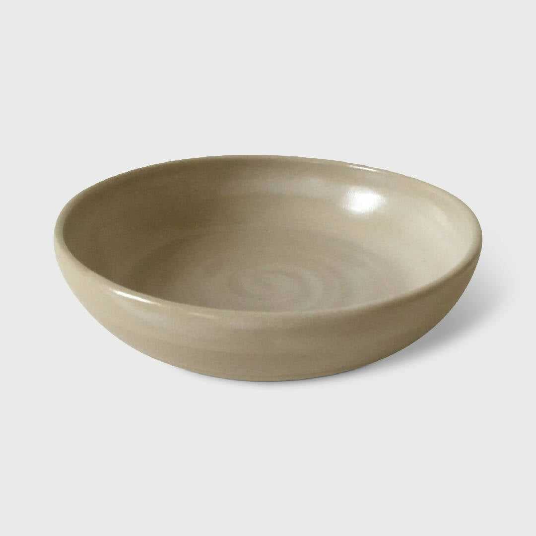 Vase Suiban Sable glacé en grès pour Ikebana | EMPREINTES Paris