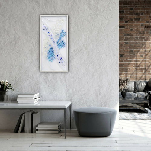 Applique rectangulaire - Feu d’artifice bleu | EMPREINTES Paris - EMPREINTES Paris