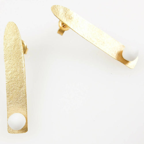 Boucles d'oreilles Alba dorées | EMPREINTES Paris - EMPREINTES Paris