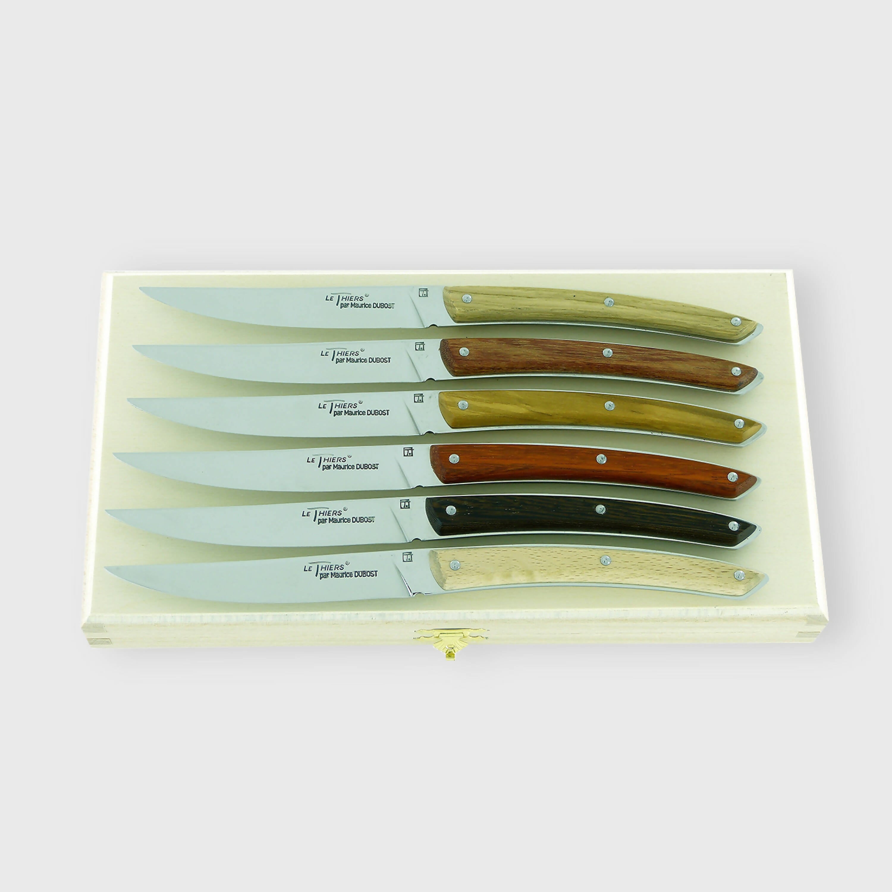 Coffret 6 couteaux Le Thiers Bois | EMPREINTES Paris