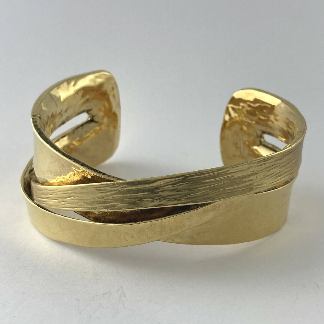 Bracelet en étain doré 5 | EMPREINTES Paris