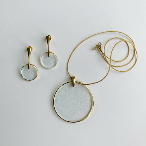 Parure ASTRE transparent reflet or | EMPREINTES Paris - EMPREINTES Paris