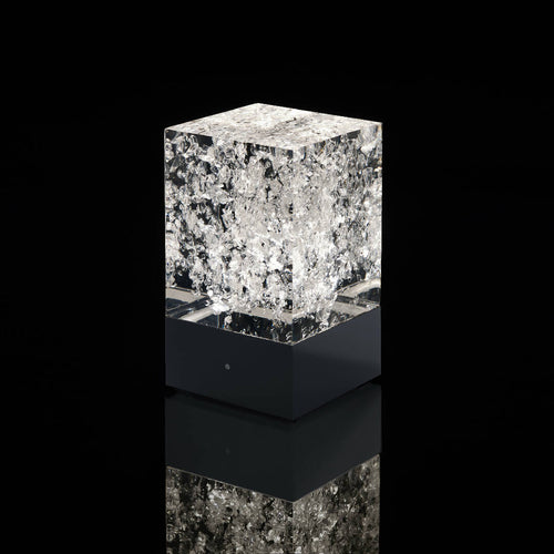 D-cüb Cristal - socle blanc | EMPREINTES Paris - EMPREINTES Paris