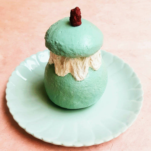 Grand choux à la crème en papier vert | EMPREINTES Paris - EMPREINTES Paris