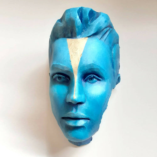 Sculpture murale HUMAN PARADOX bleu | EMPREINTES Paris - EMPREINTES Paris