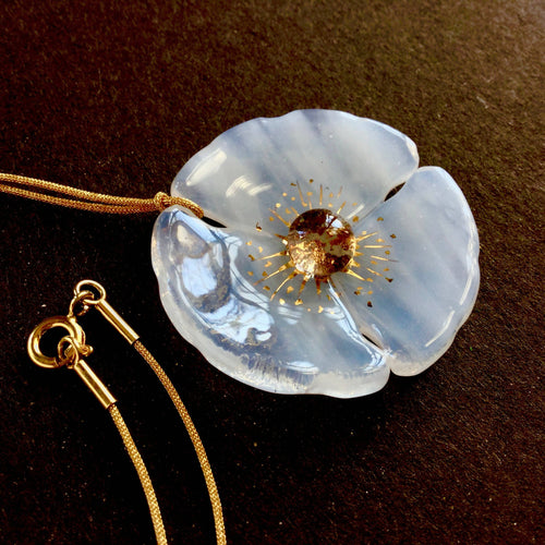 pendentif_coquelicot_blanc_nuage_mari_et_femme | EMPREINTES Paris - EMPREINTES Paris