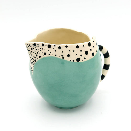 Pichet Les Oiseaux, jade | EMPREINTES Paris - EMPREINTES Paris