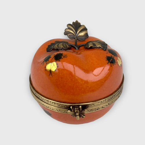 Pomme à musique orange et oiseau romantique brun | EMPREINTES Paris - EMPREINTES Paris
