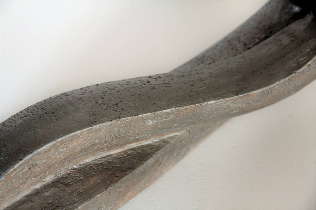 Sculpture couple en argile L