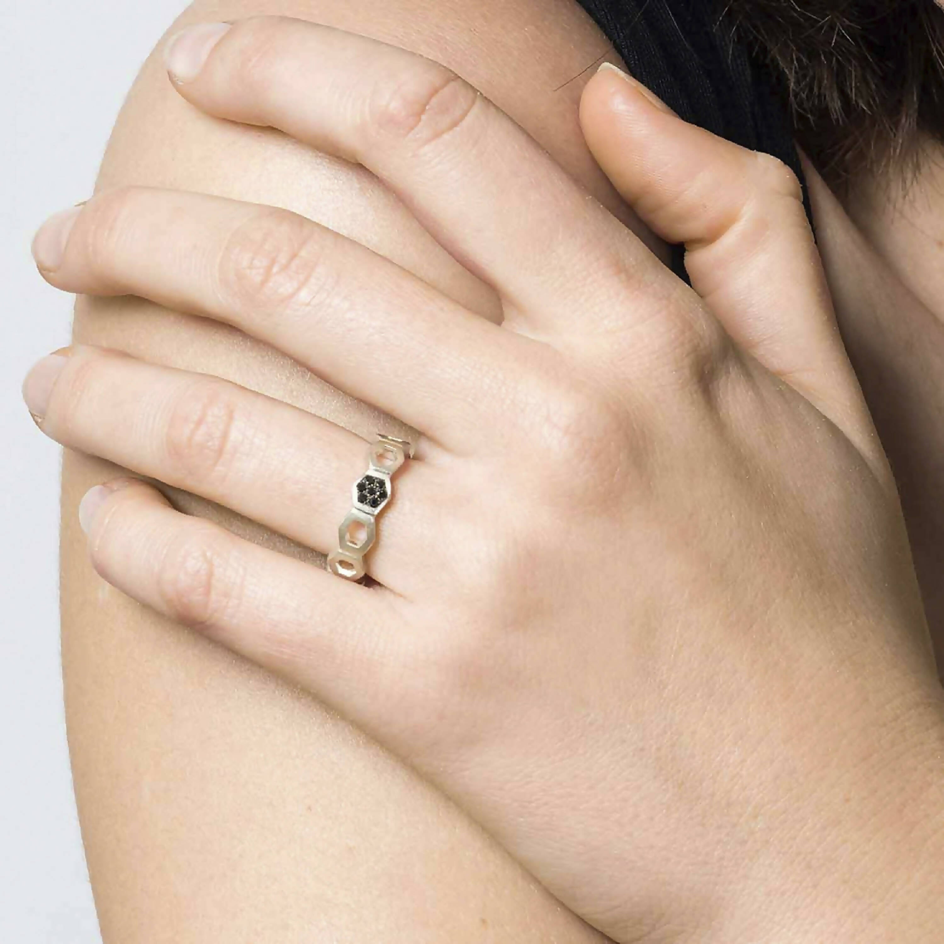 Anneau Hexagone H10 | EMPREINTES Paris