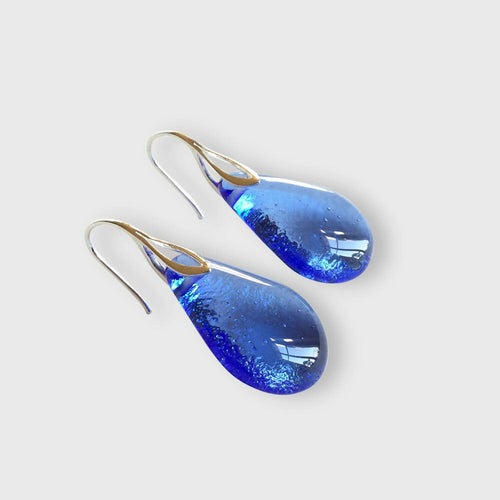Boucles d'oreilles Gouttes Bleu ciel | EMPREINTES Paris - EMPREINTES Paris