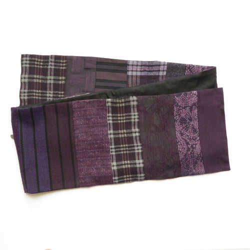 Écharpe hivernale homme- violet | EMPREINTES Paris - EMPREINTES Paris