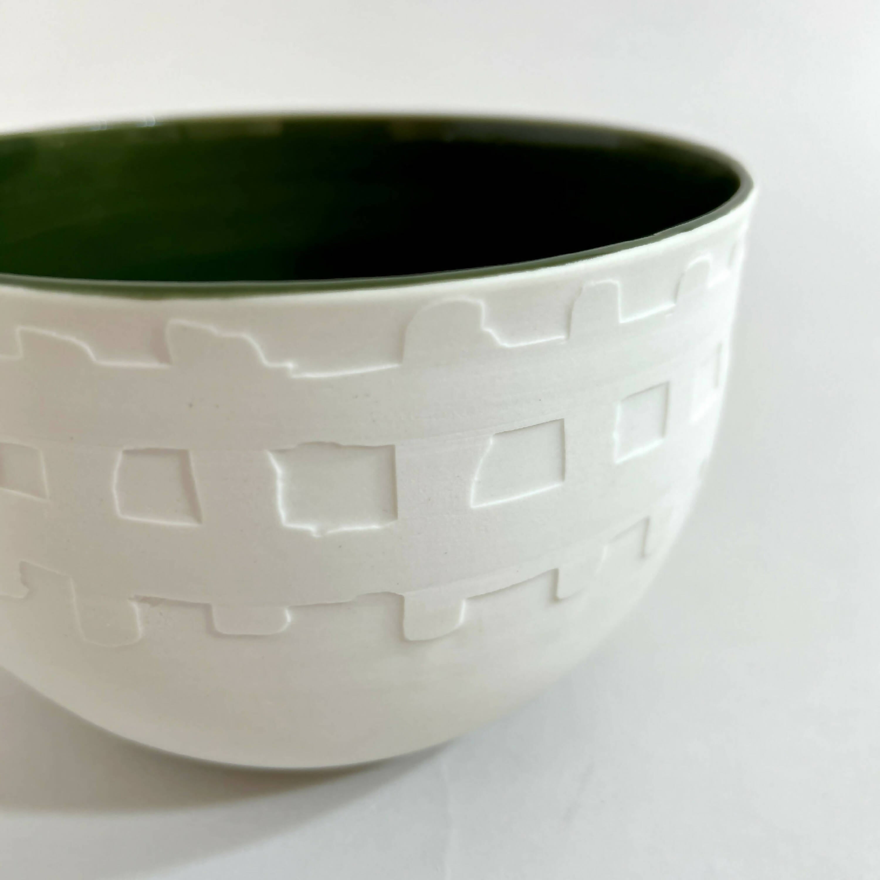 Saladier vert matcha Collection Quadrille | EMPREINTES Paris