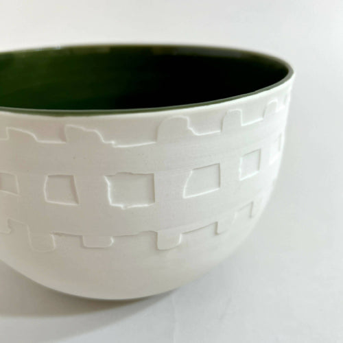 Saladier vert matcha Collection Quadrille | EMPREINTES Paris - EMPREINTES Paris