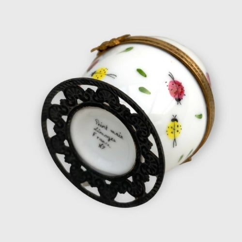 Oeuf musical blanc coccinelles | EMPREINTES Paris - EMPREINTES Paris