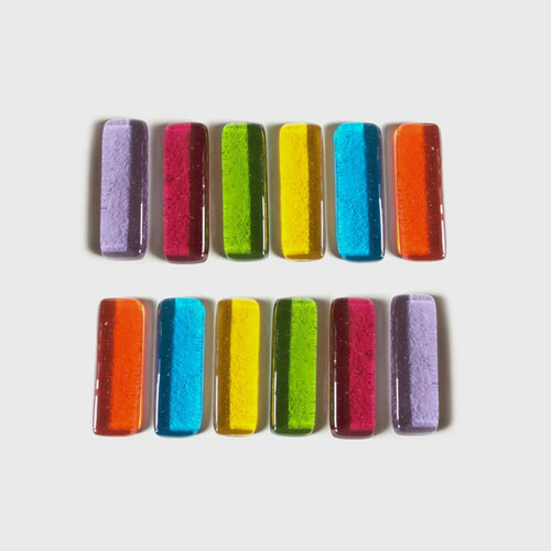 Coffret de 12 porte-couteaux barrettes multicolore | EMPREINTES Paris - EMPREINTES Paris