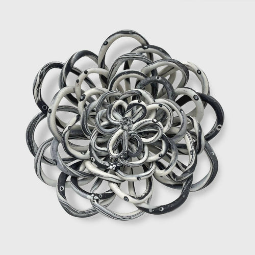 Fleur Porcelaine blanche et noire | EMPREINTES Paris - EMPREINTES Paris