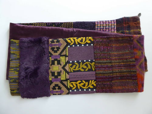 Écharpe hivernale- purple | EMPREINTES Paris - EMPREINTES Paris