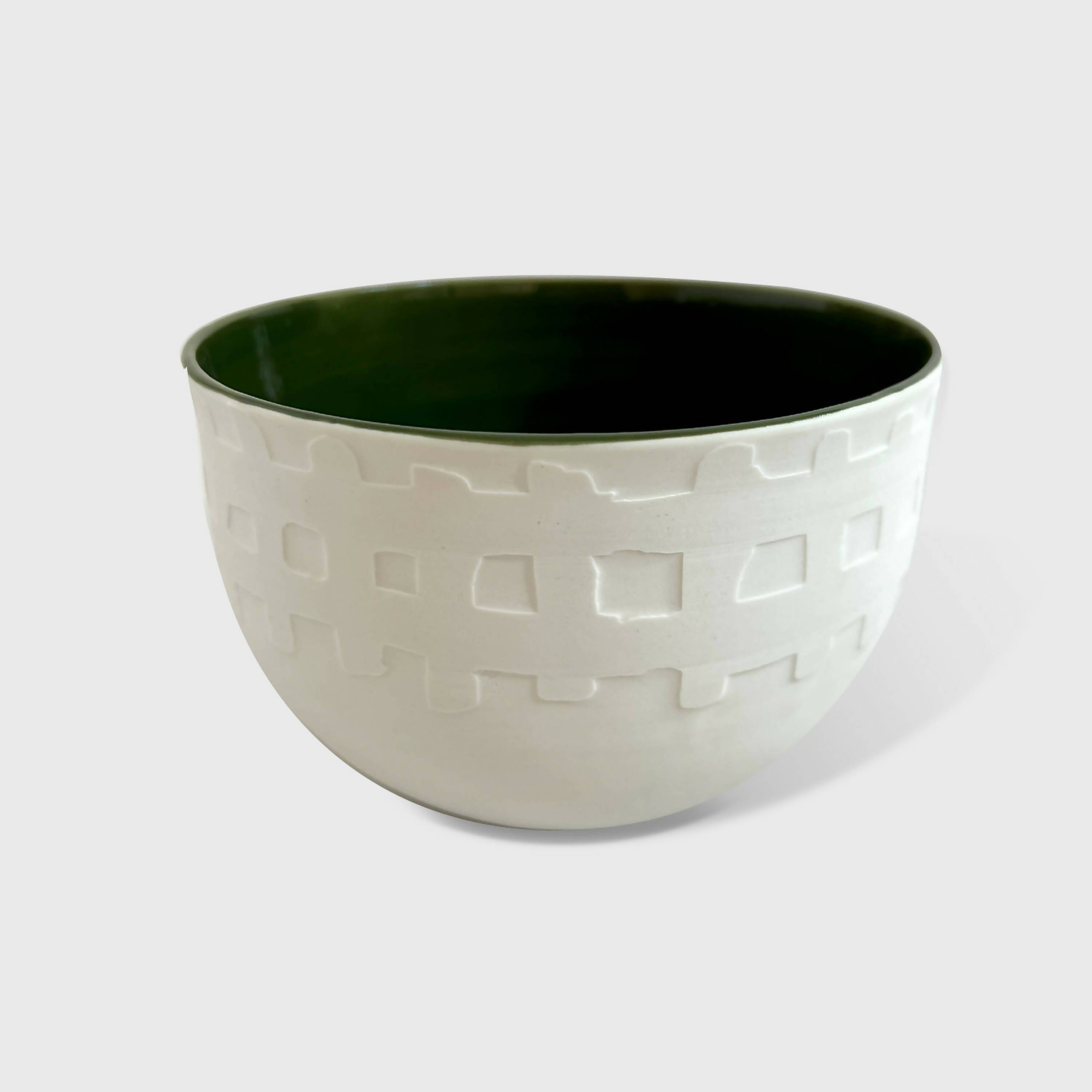 Saladier vert matcha Collection Quadrille | EMPREINTES Paris