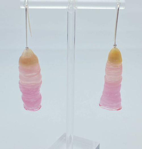 Boucles d'oreilles Sucre d'orge rose | EMPREINTES Paris - EMPREINTES Paris