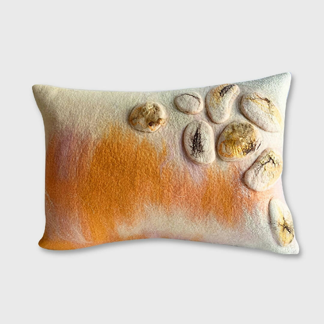 Coussin collection Rivage orange | EMPREINTES Paris