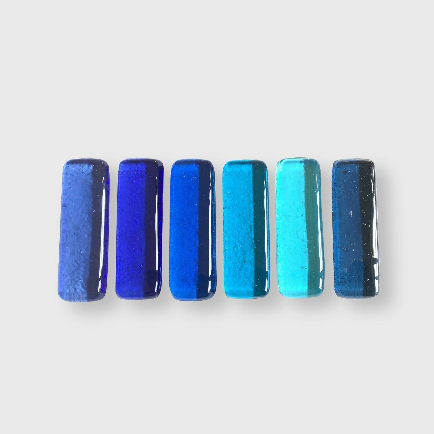 Coffret de 6 porte-couteaux barrettes Bleu | EMPREINTES Paris