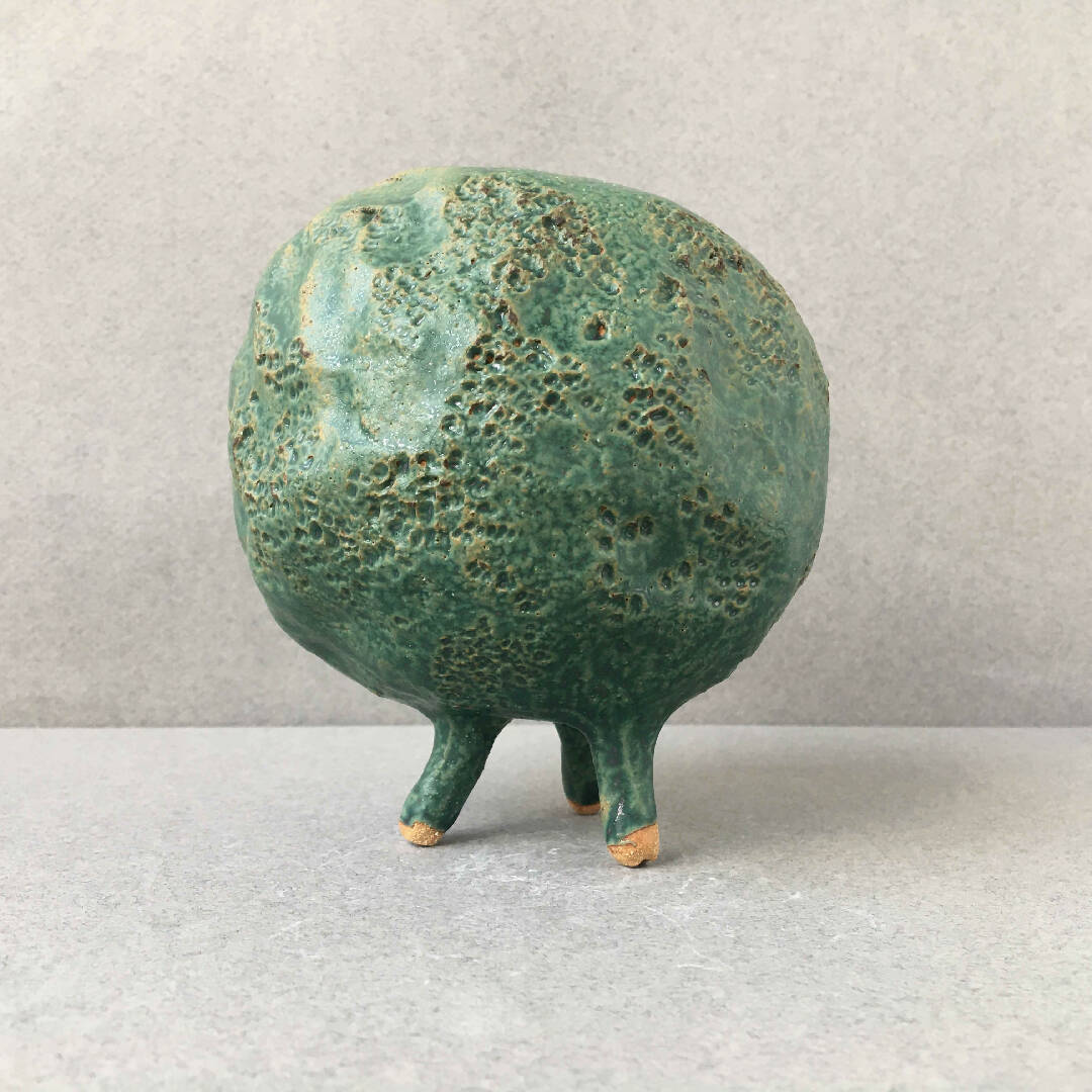 Soma [B3PRT14].2 - Petite sculpture en grès modelé émaillé | EMPREINTES Paris