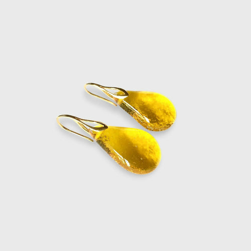Boucles d'oreilles Gouttes Jaune marygold | EMPREINTES Paris - EMPREINTES Paris