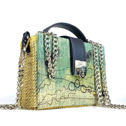 Sac boite Petit PARIS vert | EMPREINTES Paris - EMPREINTES Paris