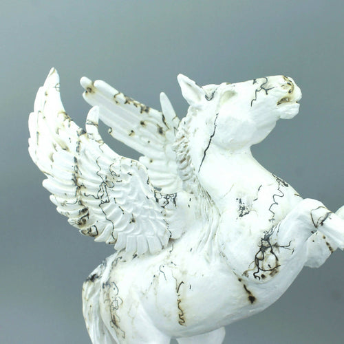 Pegase , sculpture en raku crin de cheval | EMPREINTES Paris - EMPREINTES Paris